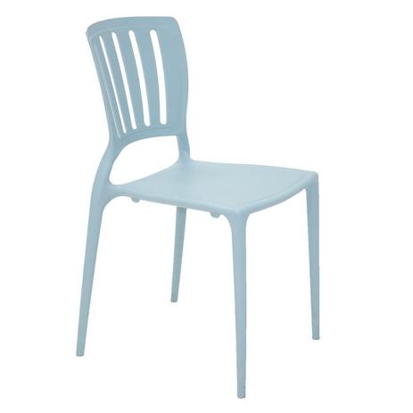 Cadeira plastica monobloco sofia azul encosto vazado vertical - Tramontina é boa?