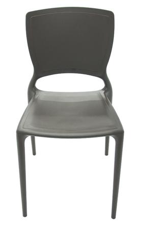 Cadeira Plástica Monobloco Sofia Marrom Tramontina 92236/109 - Tramontina delta Menor preço em Cadeira Plástica Monobloco Sofia Marrom Tramontina 92236/109 - Tramontina delta