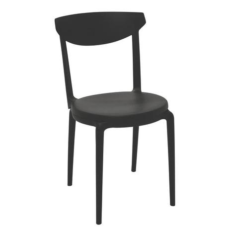 Cadeira plastica montavel luna 2 base preta e assento preto - Tramontina Menor preço em Cadeira plastica montavel luna 2 base preta e assento preto - Tramontina