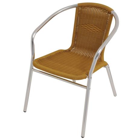 Cadeira Poltrona Rattan Para Jardim Em Aluminio Mor Bege é boa?