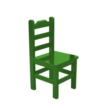 Cadeira Pop Infantil de Madeira Maciça Verde - Flex mesas e cadeiras Menor preço em Cadeira Pop Infantil de Madeira Maciça Verde - Flex mesas e cadeiras