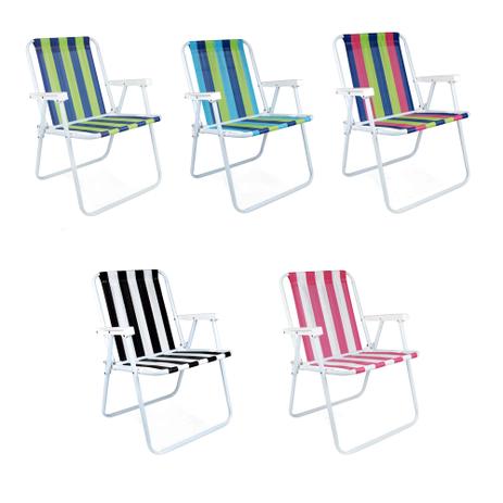 Cadeira praia alta polietileno aço 2002 mor é boa?