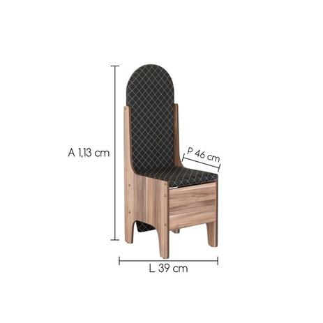 Cadeira que vira Tábua de Passar Roupa Preto - MP Decor - Mpdecor Menor preço em Cadeira que vira Tábua de Passar Roupa Preto - MP Decor - Mpdecor