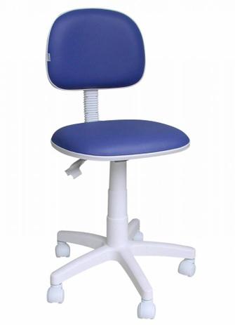 Cadeira Secretária Giratória pistão a gás - Corano 2 - Branca e Azul - Storecadeiras Menor preço em Cadeira Secretária Giratória pistão a gás - Corano 2 - Branca e Azul - Storecadeiras