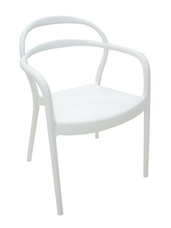Cadeira Sissi com Braço Branco - Tramontina Menor preço em Cadeira Sissi com Braço Branco - Tramontina