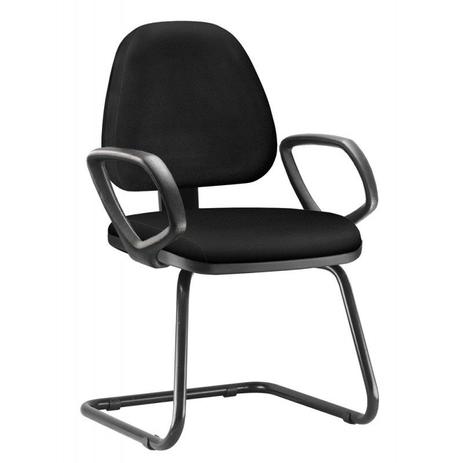 Cadeira Sky Executiva Interlocutor Fixa Com Braço Em Crepe Preta Escritório Recepção - Flex mesas e cadeiras Menor preço em Cadeira Sky Executiva Interlocutor Fixa Com Braço Em Crepe Preta Escritório Recepção - Flex mesas e cadeiras