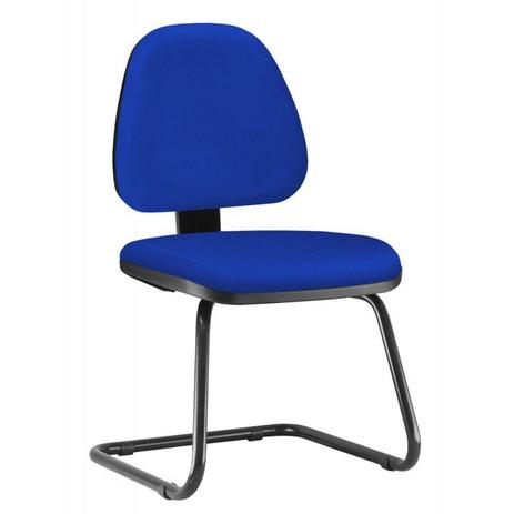 Cadeira Sky Executiva Interlocutor Fixa Em Crepe Azul Escritório Recepção - Flex mesas e cadeiras Menor preço em Cadeira Sky Executiva Interlocutor Fixa Em Crepe Azul Escritório Recepção - Flex mesas e cadeiras