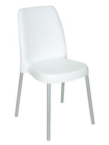Cadeira Vanda Pernas Anodizadas Branco Summa - Tramontina Menor preço em Cadeira Vanda Pernas Anodizadas Branco Summa - Tramontina