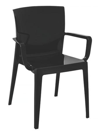 Cadeira Victória com Braços Preto - Tramontina Menor preço em Cadeira Victória com Braços Preto - Tramontina