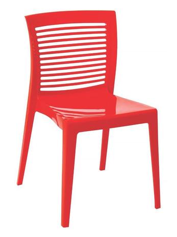 Cadeira Victória Encosto Vazado Horizontal Vermelho Summa - Tramontina é boa?