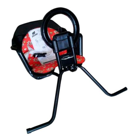 Cadeirinha Bicicleta Pojda Dianteira Luxo Preto - Pojda Menor preço em Cadeirinha Bicicleta Pojda Dianteira Luxo Preto - Pojda
