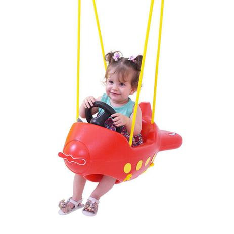 Cadeirinha de Balanço Infantil Avião - Xalingo Menor preço em Cadeirinha de Balanço Infantil Avião - Xalingo
