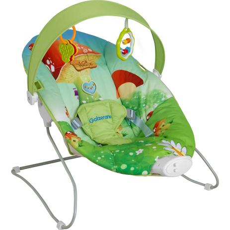 Cadeirinha de Descanso Infantil Galzerano Vibratória Musical Garden - Até 9  Kg - Verde - Cadeirinha de Descanso - Magazine Luiza