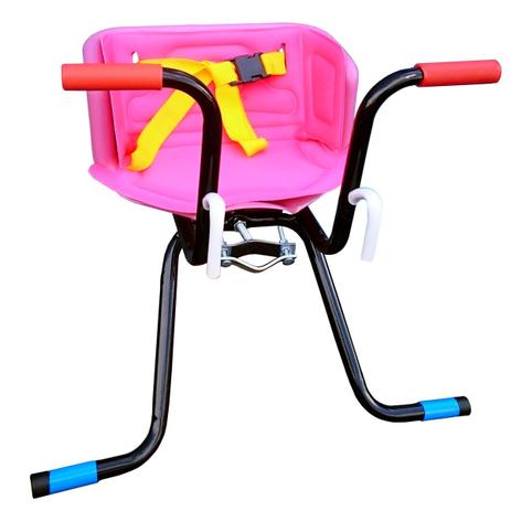Cadeirinha Infantil Dianteira para Bicicleta Stilo Luxo Rosa - Peixinho bike é boa?