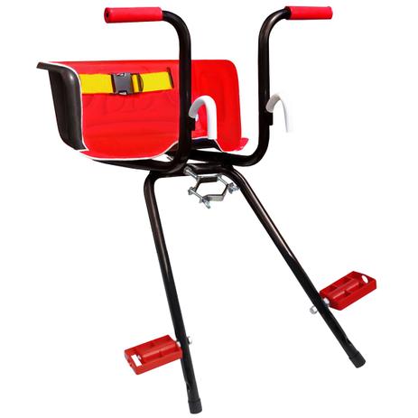 Cadeirinha Infantil Dianteira Vermelha para Bicicleta Stilo Super Luxo - Peixinho bike é boa?