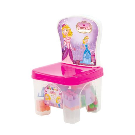 Cadeirinha KidVerte Princesas Blocos - Big Star Menor preço em Cadeirinha KidVerte Princesas Blocos - Big Star