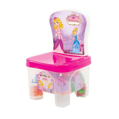 Cadeirinha KidVerte Princesas Letras e Números Big Star Menor preço em Cadeirinha KidVerte Princesas Letras e Números Big Star