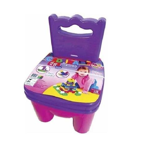 Cadeirinha Rosa World Blocks  - Word Blocks - Algazarra Brinquedos é boa?
