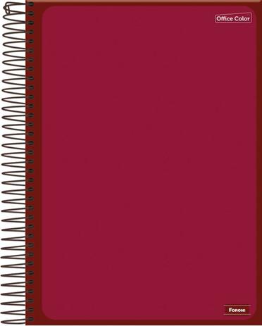 Caderno 01X1 Capa Dura 2019 Office Color 96 Folhas Foroni Menor preço em Caderno 01X1 Capa Dura 2019 Office Color 96 Folhas Foroni