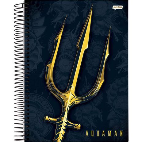 Caderno 1X1 Capa Dura 2019 Aquaman 96FLS. - Jandaia Menor preço em Caderno 1X1 Capa Dura 2019 Aquaman 96FLS. - Jandaia