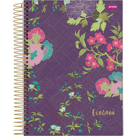Caderno 1X1 Capa Dura 2019 ECO Linea 96 Folhas - Jandaia Menor preço em Caderno 1X1 Capa Dura 2019 ECO Linea 96 Folhas - Jandaia