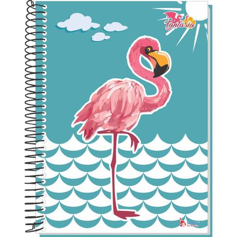 Caderno 1X1 Capa Dura 2019 Fantasia Flamingo 96 Folhas - Tamoio Menor preço em Caderno 1X1 Capa Dura 2019 Fantasia Flamingo 96 Folhas - Tamoio