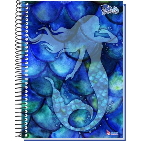 Caderno 1X1 Capa Dura 2019 Fantasia Sereia 96 Folhas - Tamoio Menor preço em Caderno 1X1 Capa Dura 2019 Fantasia Sereia 96 Folhas - Tamoio