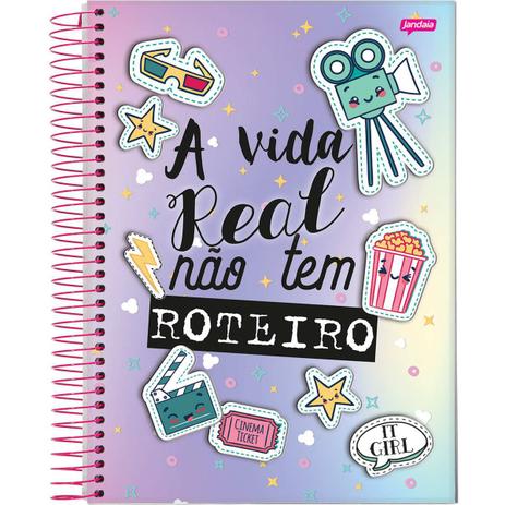 Caderno 1X1 Capa Dura 2019 IT GIRL 96 Folhas - Jandaia Menor preço em Caderno 1X1 Capa Dura 2019 IT GIRL 96 Folhas - Jandaia