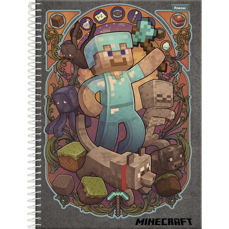 Menor preço em Caderno 1X1 Capa Dura 2019 Minecraft 96FLS. - Foroni