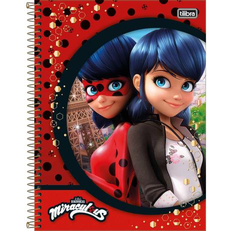 Caderno 1X1 Capa Dura 2019 Miraculous Ladybug 96 Folhas - Tilibra Menor preço em Caderno 1X1 Capa Dura 2019 Miraculous Ladybug 96 Folhas - Tilibra