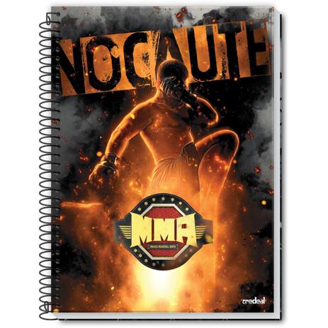 Caderno 1X1 Capa Dura 2019 MMA 96 Folhas - Credeal Menor preço em Caderno 1X1 Capa Dura 2019 MMA 96 Folhas - Credeal