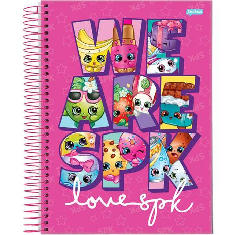 Menor preço em Caderno 1X1 Capa Dura 2019 Shopkins 96 Folhas - Jandaia