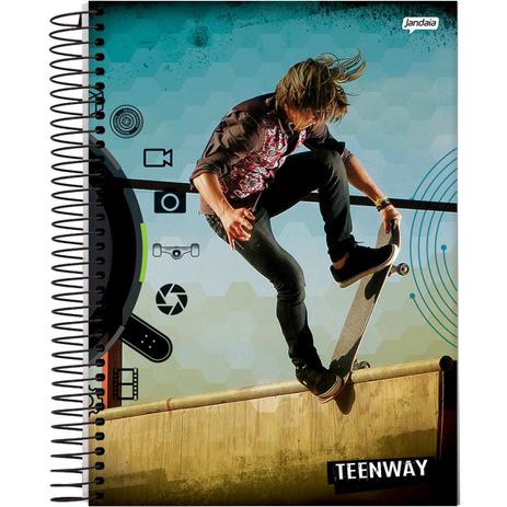 Caderno 1X1 Capa Dura 2019 Teen WAY 96FLS. - Jandaia Menor preço em Caderno 1X1 Capa Dura 2019 Teen WAY 96FLS. - Jandaia