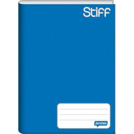 Menor preço em Caderno Brochura 1/4 Capa Dura 48 Folhas Stiff Azul Jandaia