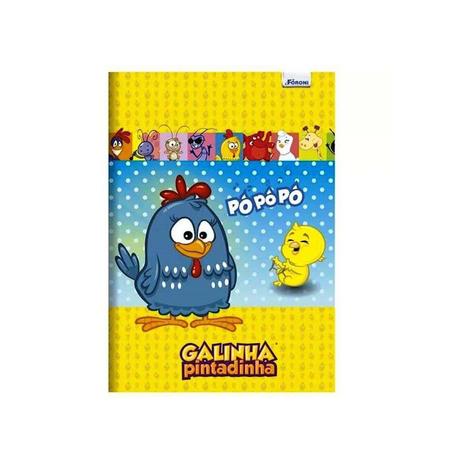 Caderno Brochura 1/4 Cd Galinha Pintadinha 48 Folhas Foroni Menor preço em Caderno Brochura 1/4 Cd Galinha Pintadinha 48 Folhas Foroni