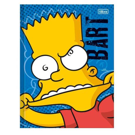 Menor preço em Caderno Brochura Simpsons Bart Careta Tilibra 48fls