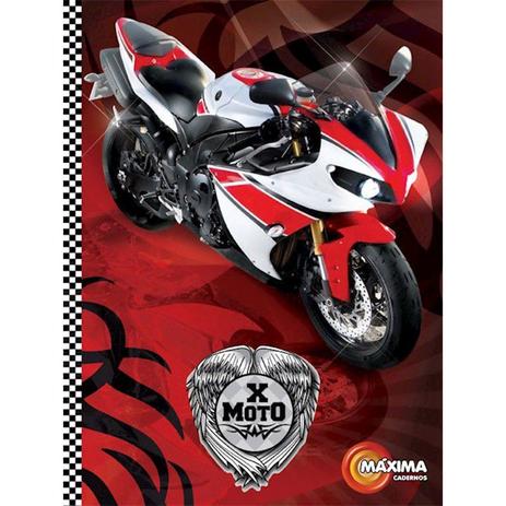 Caderno Brochurao Capa Dura Costurado 96 Folhas X-moto 429 Maxima Menor preço em Caderno Brochurao Capa Dura Costurado 96 Folhas X-moto 429 Maxima