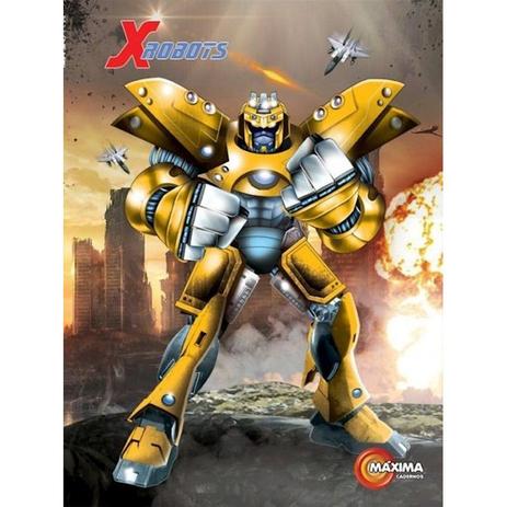 Caderno Brochurao Capa Dura Costurado 96 Folhas X-robots 2000 Maxima Menor preço em Caderno Brochurao Capa Dura Costurado 96 Folhas X-robots 2000 Maxima