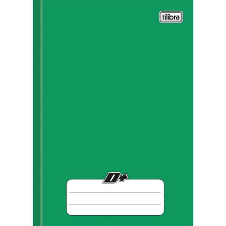 Caderno Brochurao Capa Dura D+ 96 Folhas Verde - Tilibra Menor preço em Caderno Brochurao Capa Dura D+ 96 Folhas Verde - Tilibra