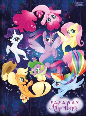 Caderno Brochurao Capa Dura MY Little PONY 96FLS. Foroni Menor preço em Caderno Brochurao Capa Dura MY Little PONY 96FLS. Foroni
