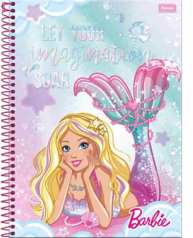 Caderno C/D 01 Materias Barbie Dreamtopia Foroni é boa?