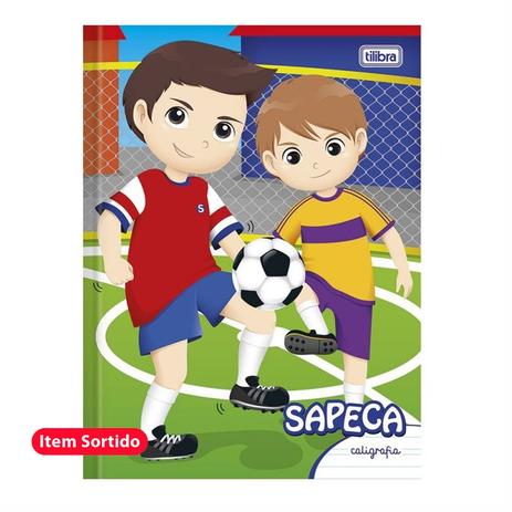 Caderno Caligrafia 40 fls Sapeca Masculino - Tilibra Menor preço em Caderno Caligrafia 40 fls Sapeca Masculino - Tilibra