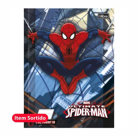 Caderno Caligrafia 40 Fls Spider Man - Tilibra Menor preço em Caderno Caligrafia 40 Fls Spider Man - Tilibra
