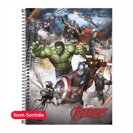 Caderno Capa Dura Univ. 10X1 200FL Avengers Tilibra Menor preço em Caderno Capa Dura Univ. 10X1 200FL Avengers Tilibra