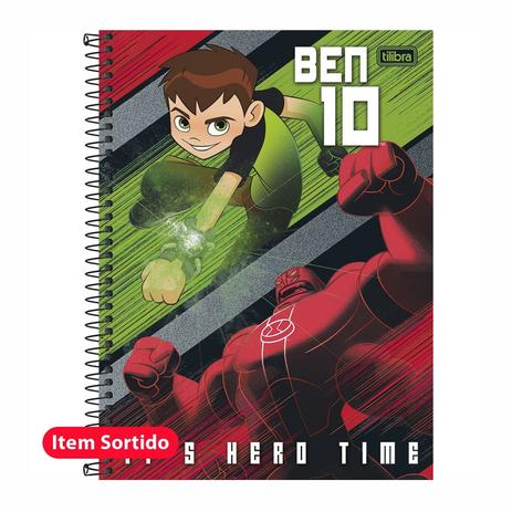 Caderno Capa Dura Univ. 10X1 200FLS Ben 10 Tilibra Menor preço em Caderno Capa Dura Univ. 10X1 200FLS Ben 10 Tilibra