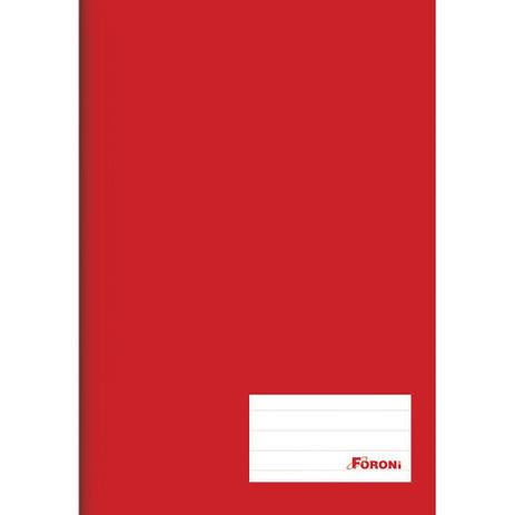 Caderno de Brochurão - Capa Dura - Universitário - 96 Folhas - Vermelho - Foroni Menor preço em Caderno de Brochurão - Capa Dura - Universitário - 96 Folhas - Vermelho - Foroni