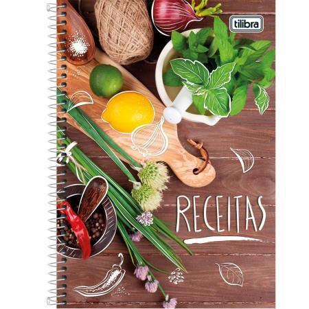 Caderno de Receitas Espiral Tilibra Capa Dura Pequeno - 77 Folhas Menor preço em Caderno de Receitas Espiral Tilibra Capa Dura Pequeno - 77 Folhas