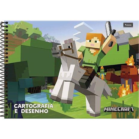 Caderno Desenho Univ Capa Dura Minecraft 96fls 6086  Foroni é boa?