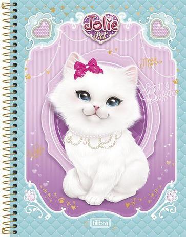 Caderno Espiral 10 Matérias Jolie Pet 200 Folhas Tilibra Mod 03 Menor preço em Caderno Espiral 10 Matérias Jolie Pet 200 Folhas Tilibra Mod 03