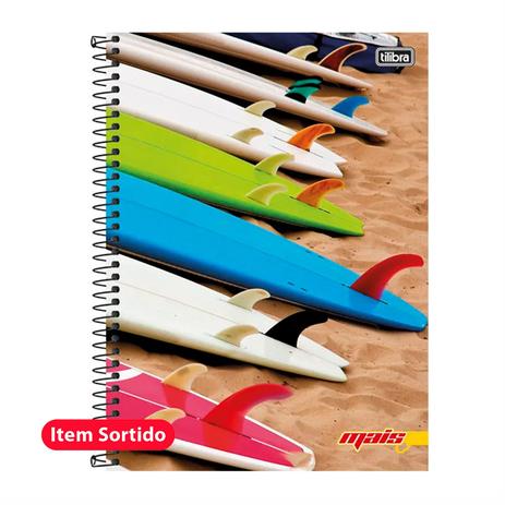Caderno Espiral Capa Dura 1/4 96Fls Mais+ Masculino Tilibra Menor preço em Caderno Espiral Capa Dura 1/4 96Fls Mais+ Masculino Tilibra